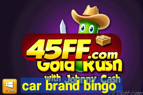 car brand bingo